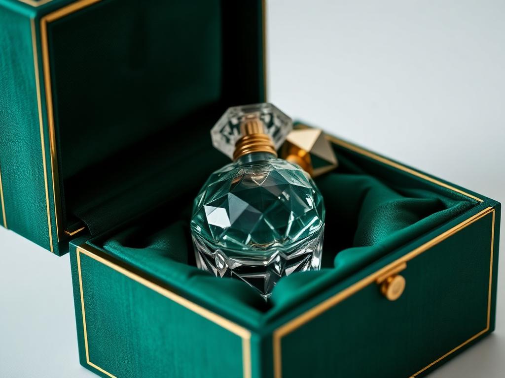 Custom printed rigid magnetic perfume boxes packaging