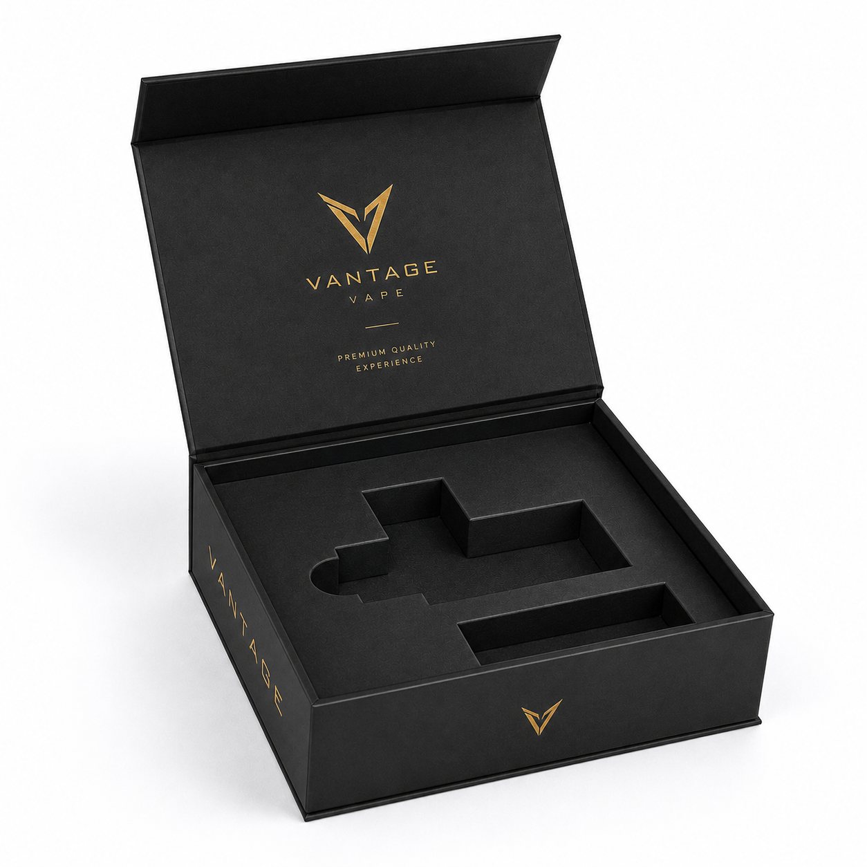 Custom printed custom vape packaging box design & die line mockup | luxury custom box layout packaging