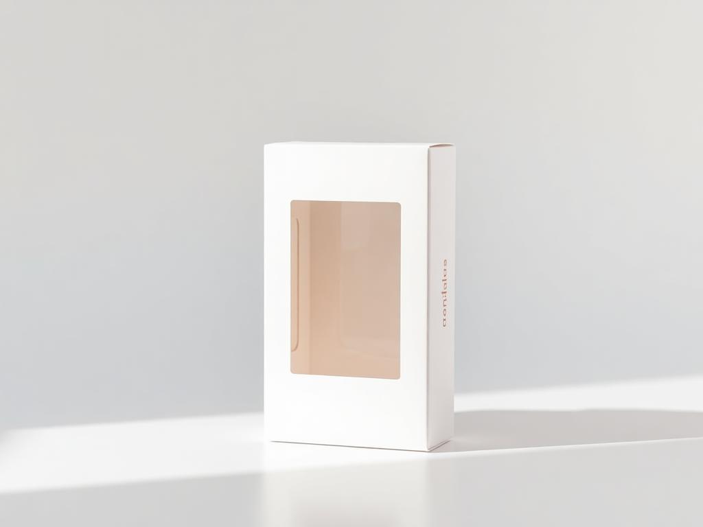 Custom printed window hair extension boxes packaging