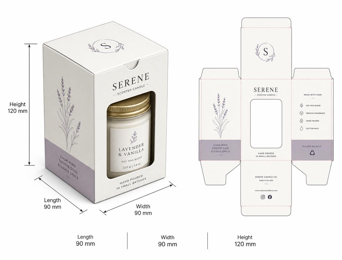 Kraft Jar Candle Boxes — Custom Branding and Print That Stays Consistent