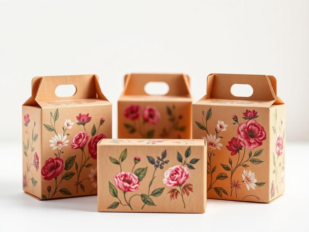 Custom printed printed kraft soap boxes packaging
