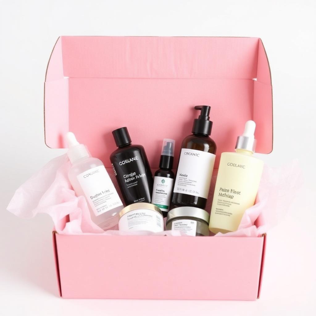 Custom printed beauty subscription mailer boxes packaging