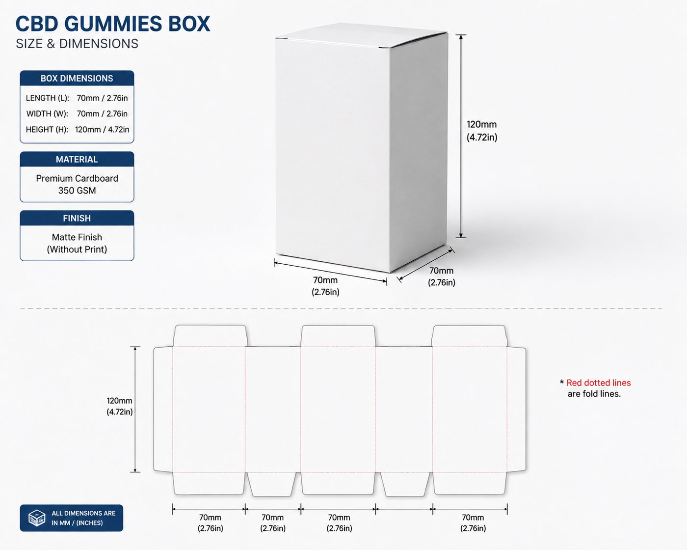 Custom CBD Gummies Boxes | Premium Printed CBD Gummies Packaging with Custom Sizes & Finishes — Custom Branding and Print That Stays Consistent