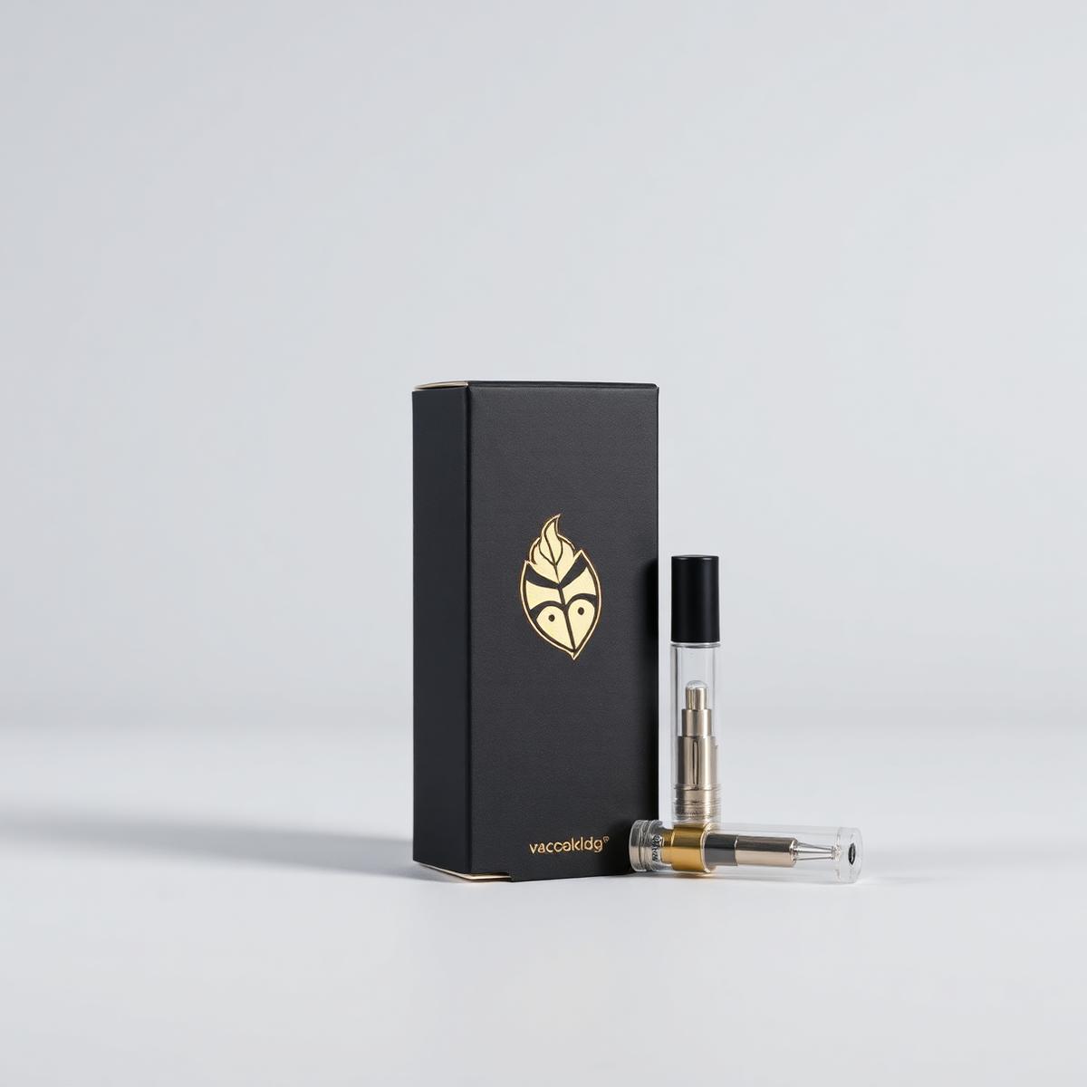 Custom printed cbd cartridge tuck end boxes packaging
