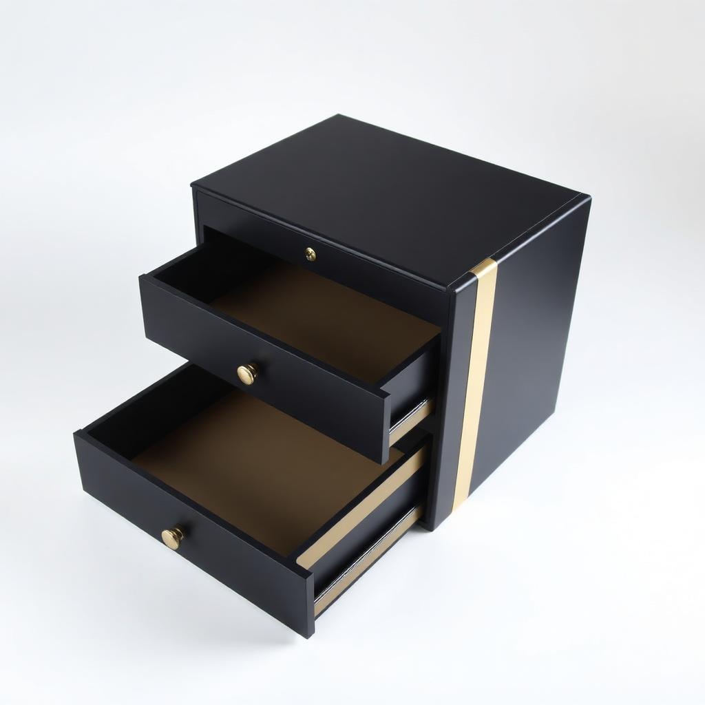Custom printed double drawer gift boxes packaging