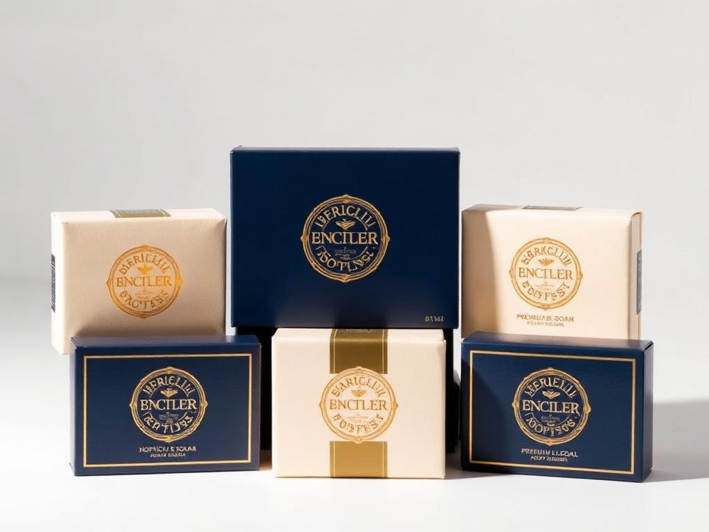 Custom printed luxury soap boxes packaging