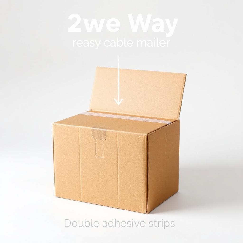 Custom printed returnable two way shipping mailer boxes packaging