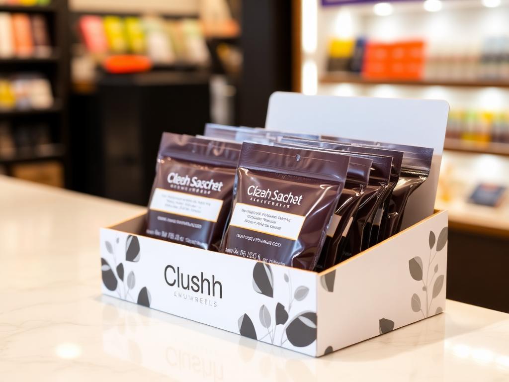 Custom printed counter display trays packaging