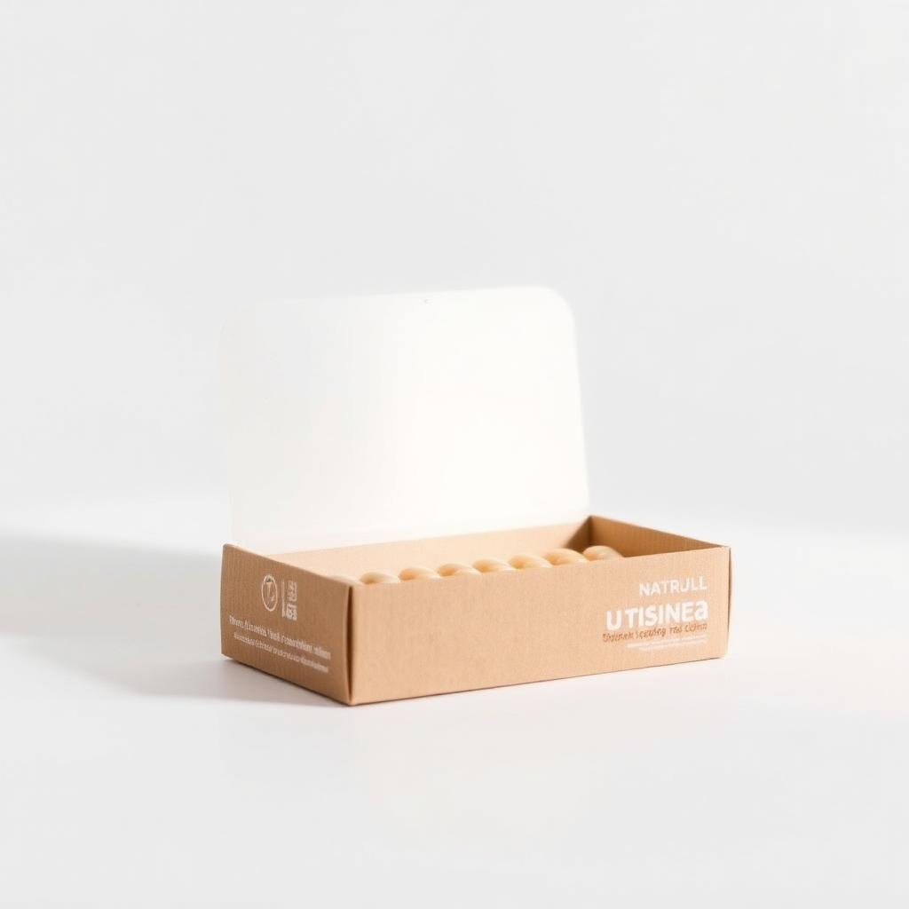 Custom printed kraft capsule boxes packaging