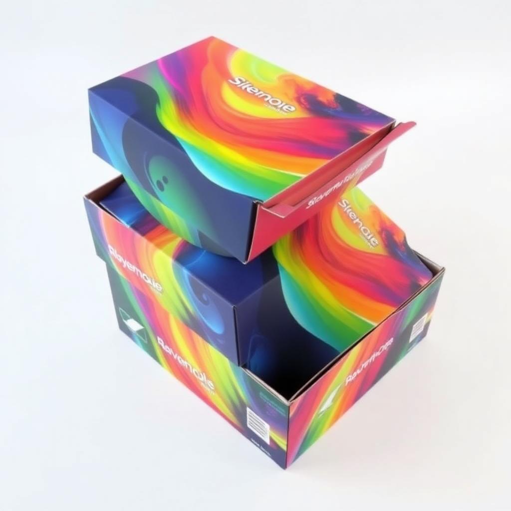 Custom printed full colour printed mailer boxes packaging
