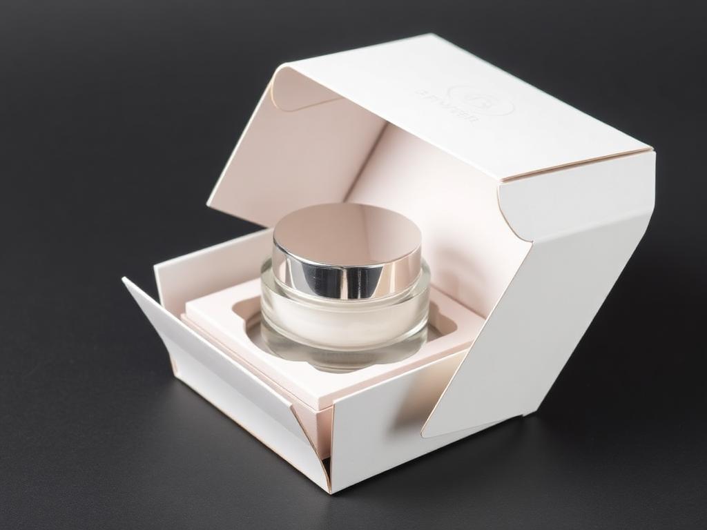 Custom printed cream jar boxes