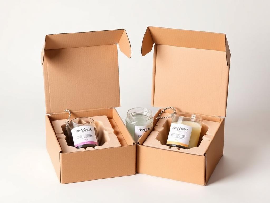 Custom printed candle boxes with inserts
