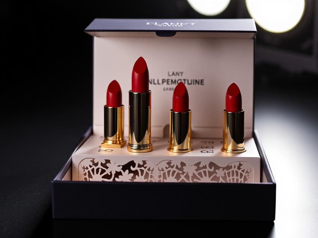 Custom printed lipstick set boxes packaging