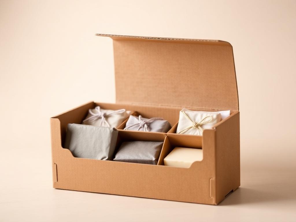 Custom printed kraft soap gift set boxes packaging