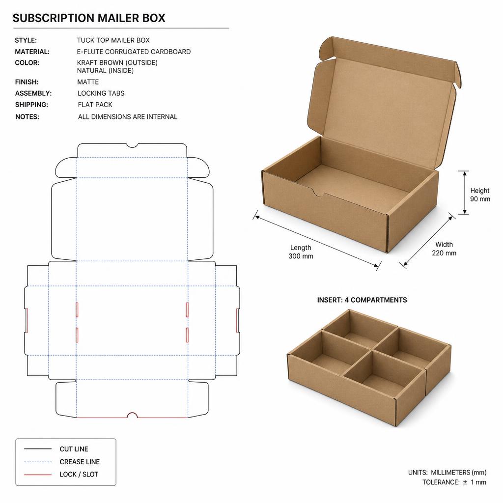 Custom Subscription Mailer Boxes — Custom Branding and Print That Stays Consistent