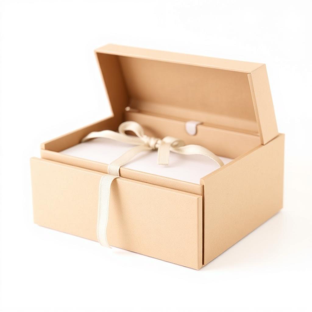 Custom printed kraft drawer gift boxes packaging