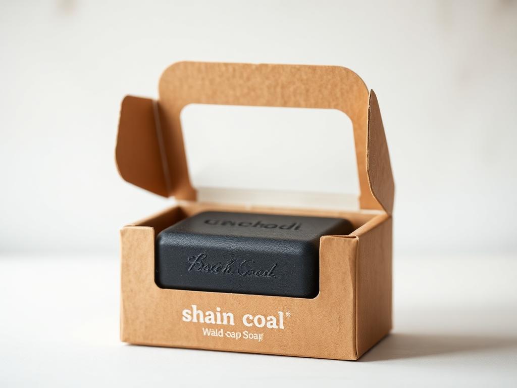 Custom printed kraft window soap boxes packaging