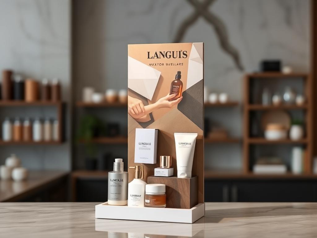 Custom printed litho printed display stands packaging