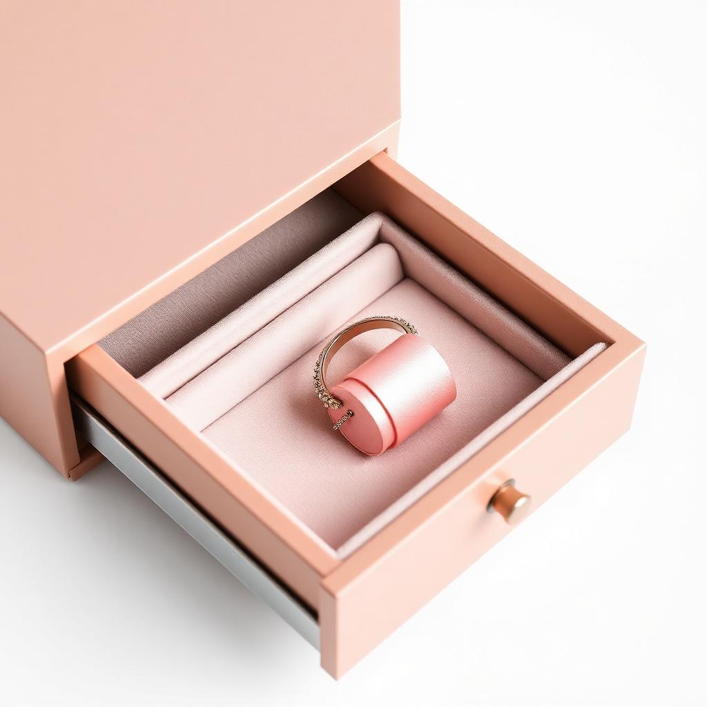 Custom printed jewellery drawer gift boxes packaging