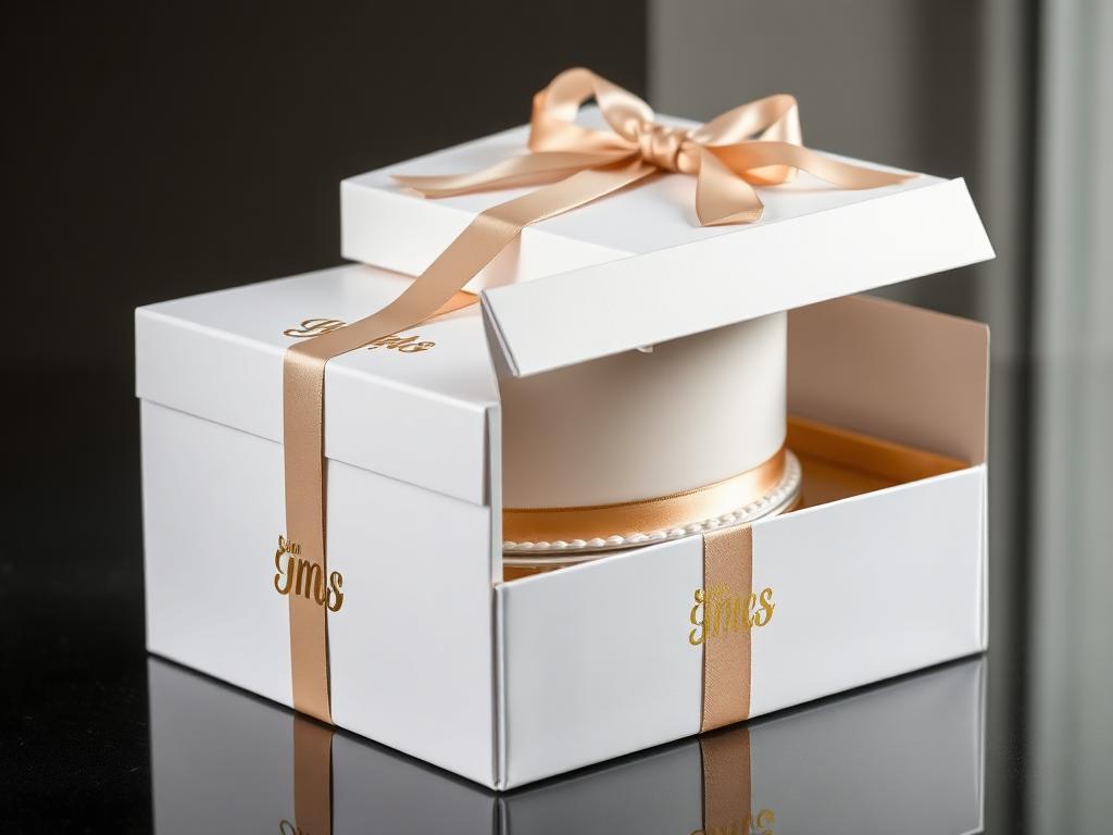 Custom printed wedding cake boxes packaging