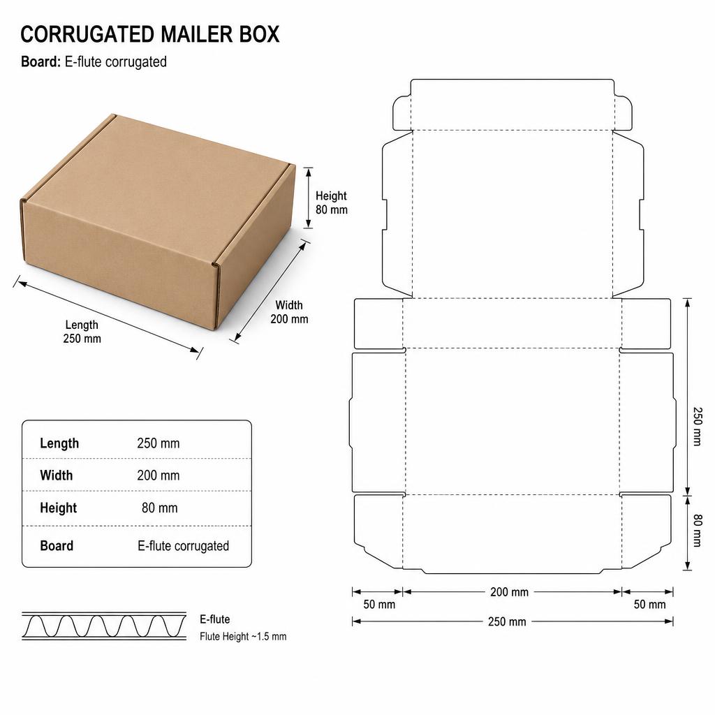 Double Wall Corrugated Mailer Boxes — Custom Branding and Print That Stays Consistent