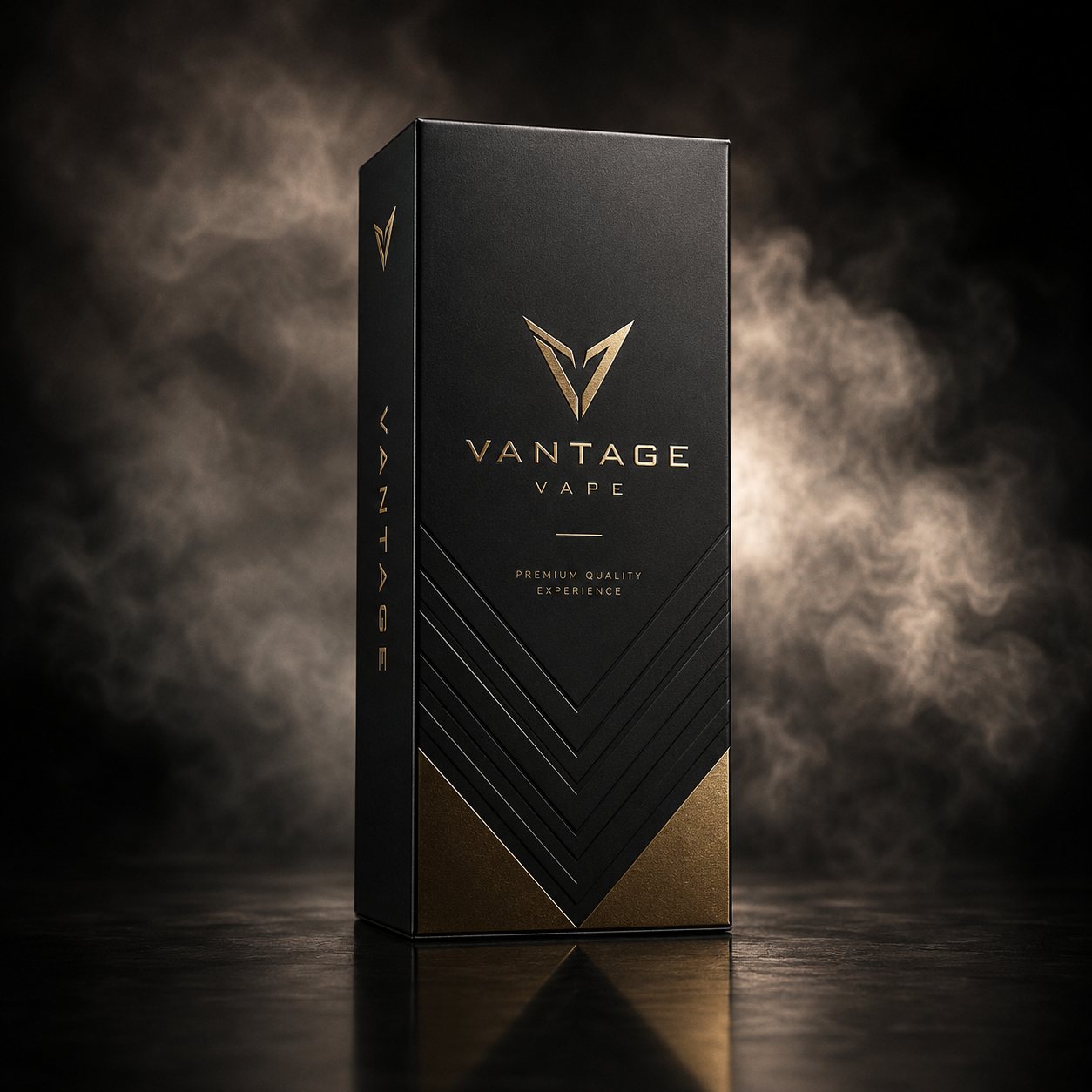Custom Vape Packaging Box Design & Die Line Mockup | Luxury Custom Box Layout — Packaging Designed Around Your Product