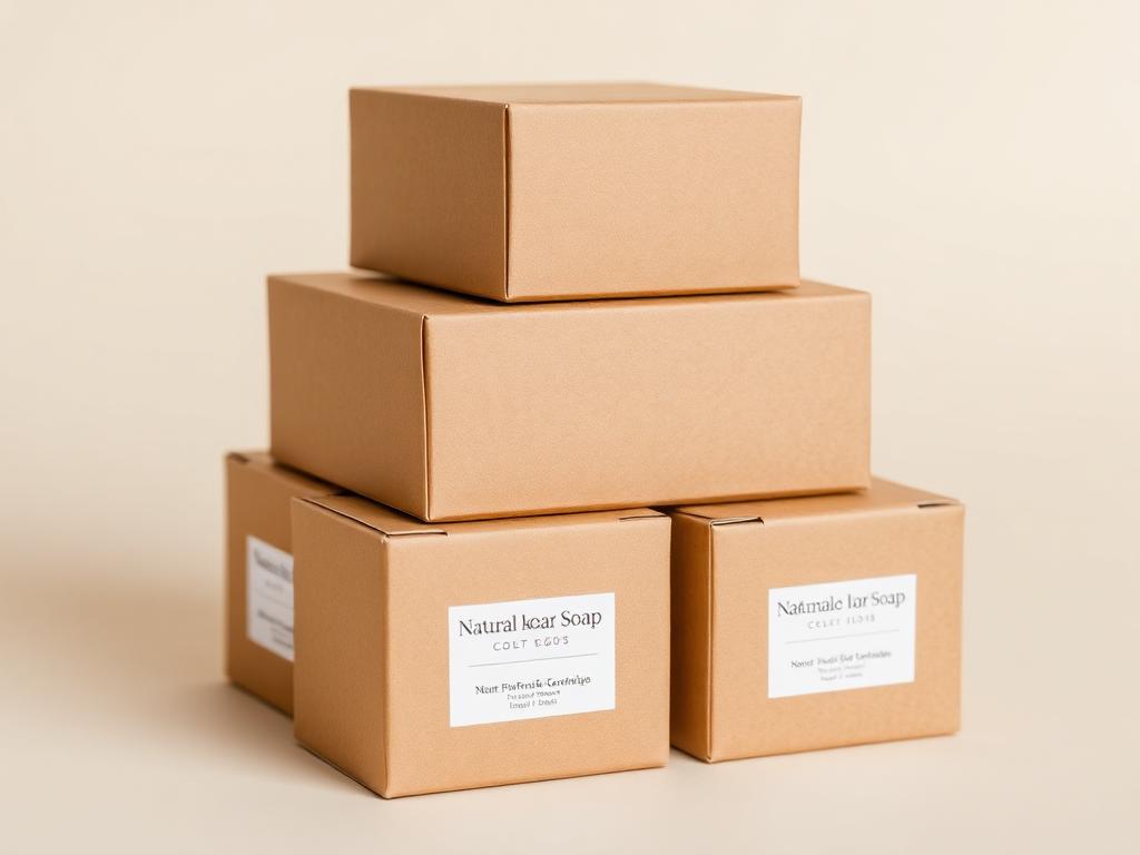 Custom printed custom kraft soap boxes packaging