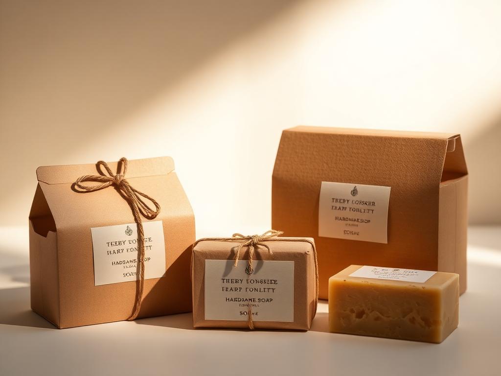 Custom printed handmade soap boxes packaging