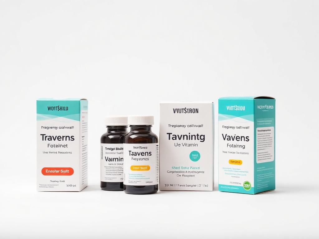 Custom printed vitamin boxes packaging