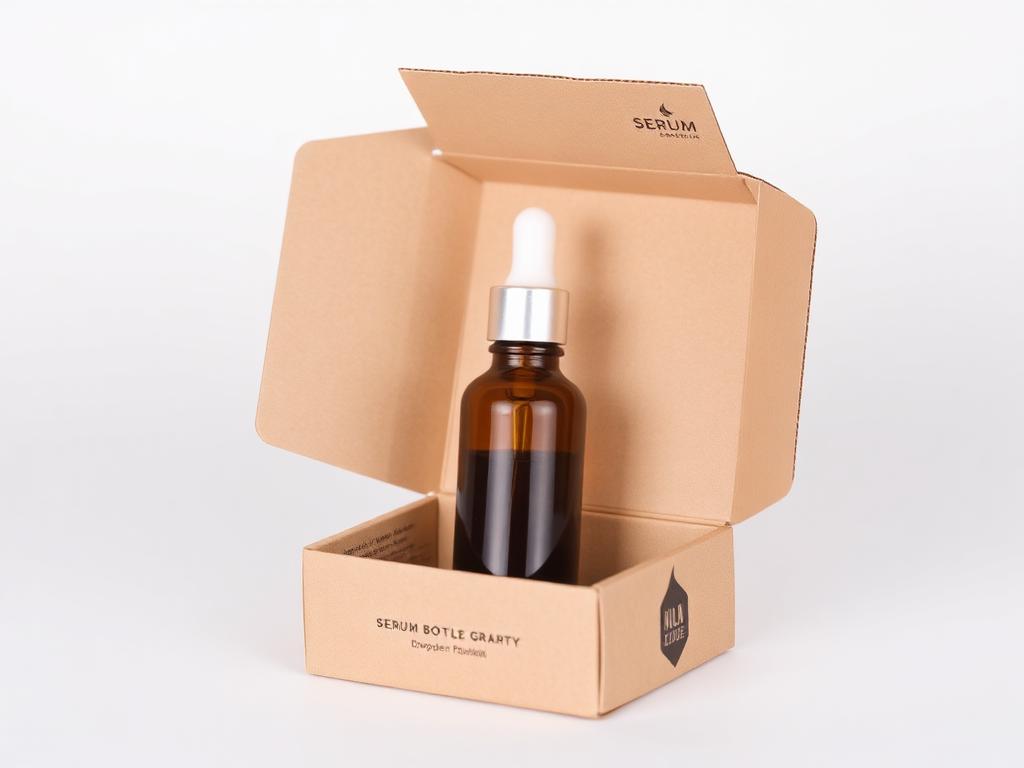 Custom printed dropper bottle boxes with insert packaging