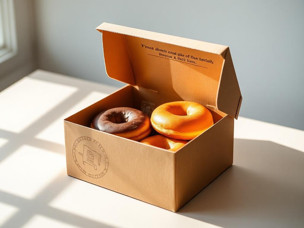 Custom printed custom printed donut boxes packaging