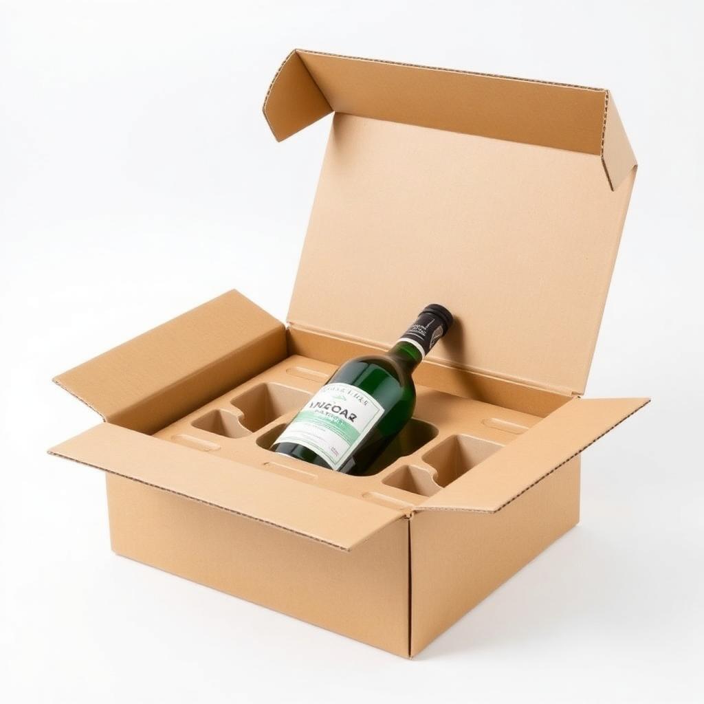 Custom printed corrugated mailer boxes with inserts packaging
