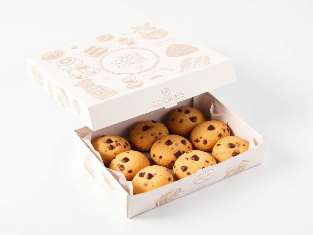 Custom printed cookie tray boxes packaging