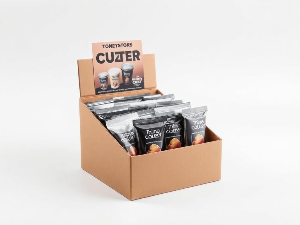 Custom printed counter display boxes packaging