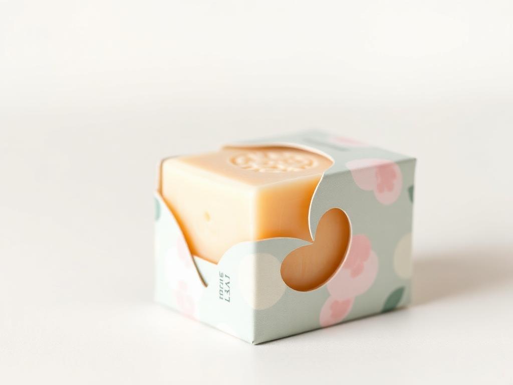 Custom printed die cut soap sleeves packaging