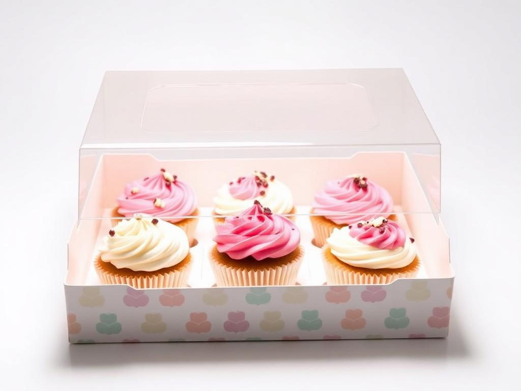 Custom printed cupcake boxes