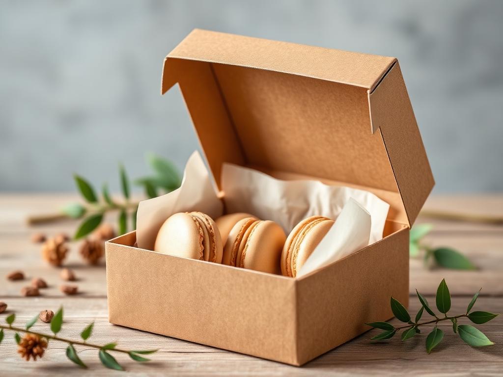 Custom printed custom printed macaron boxes packaging