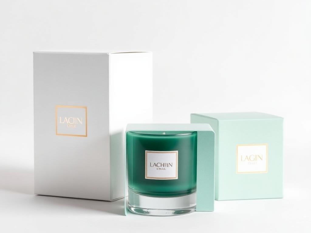 Custom printed candle boxes with inserts